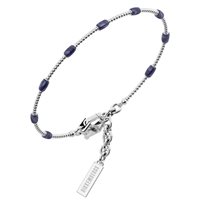 Bracciale Bikkembergs Uomo in Acciaio Lapislazzulo ECHB26